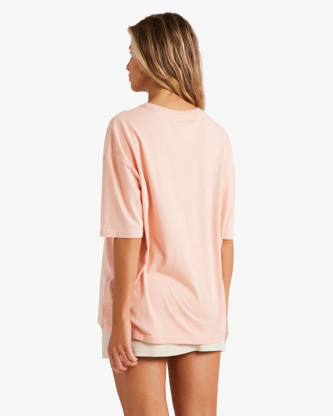 Billabong Moon Kiss Short Sleeve T-shirt - DUSTY PEACH