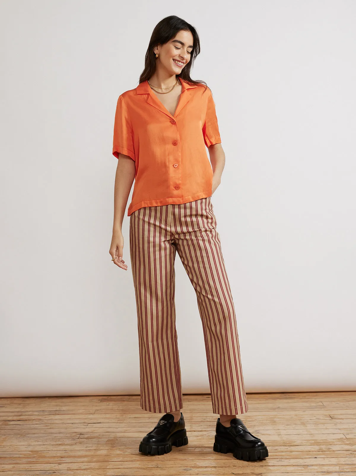 Cammy Tangerine Top