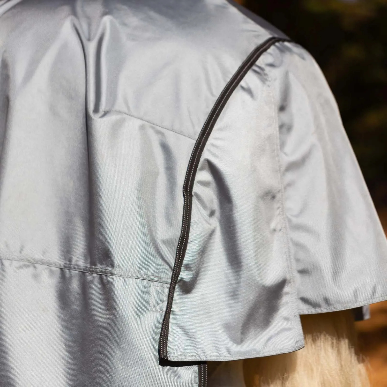 Equinavia Thunder 360 Detachable Neck Heavy Weight Turnout Blanket 300g - Pewter Gray E24013