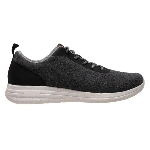 FreeShield Mens Real Wool Casual Charcoal Shoe