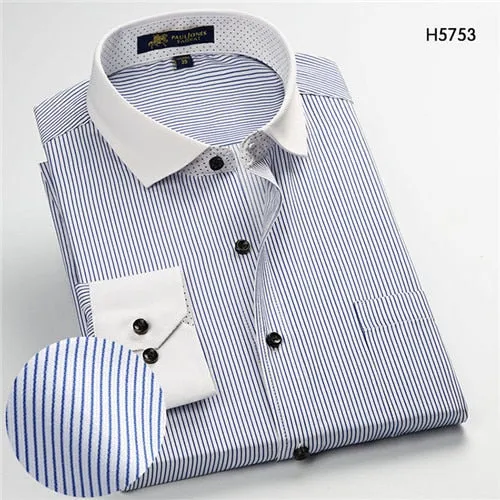 High Quality Stripe Long Sleeve Shirt #H57XX