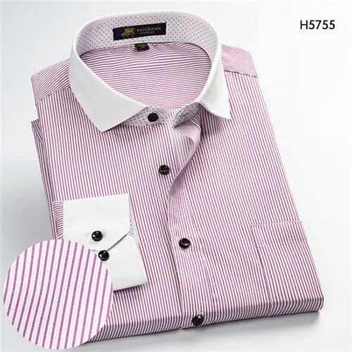 High Quality Stripe Long Sleeve Shirt #H57XX