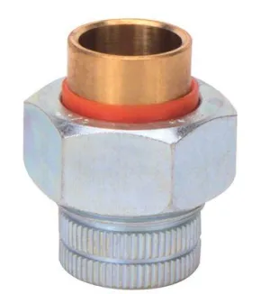 HOMEWERKS 3/4 in. x 1/2 in. Galvanized Steel FIP x Sweat Dielectric Union