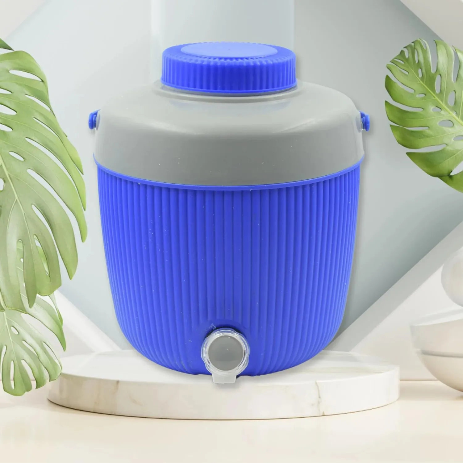 Insulated Water Jug - 6000 ML | Sturdy Handle | Odorless Cool Water Storage for Home & Travel