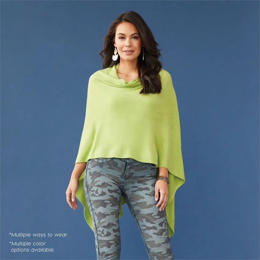Lightweight Poncho - Mustard
