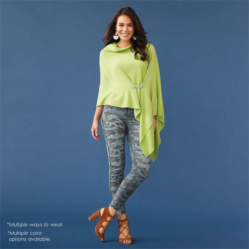 Lightweight Poncho - Mustard