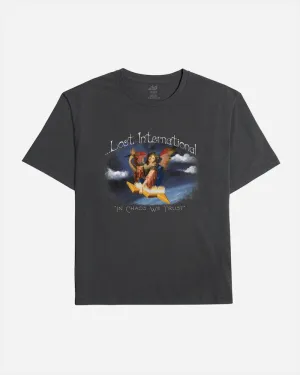 Lost ENTERPRISES Celestial Boxy Tee - VINTAGE BLACK