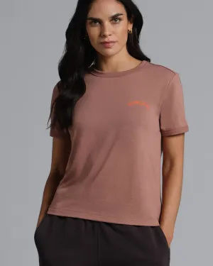 Municipal Women's Tomboy T-Shirt - MAUVE