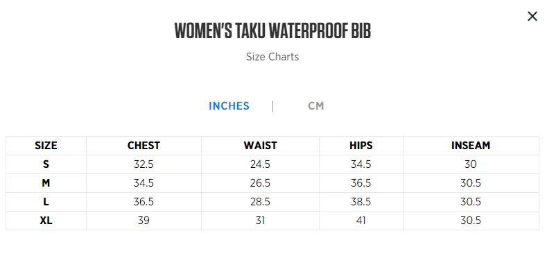 Mustang Survival MP1050  Women's Taku Waterproof Bib No Tax!