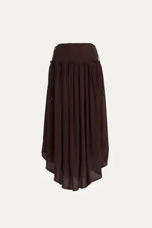Nina Skirt with Shirred Waistband
