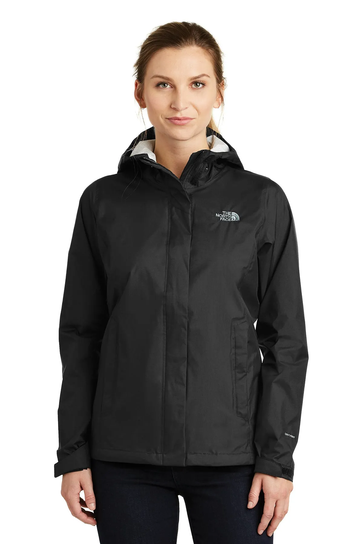 North Face Ladies DryVent Rain Jacket TNF Black
