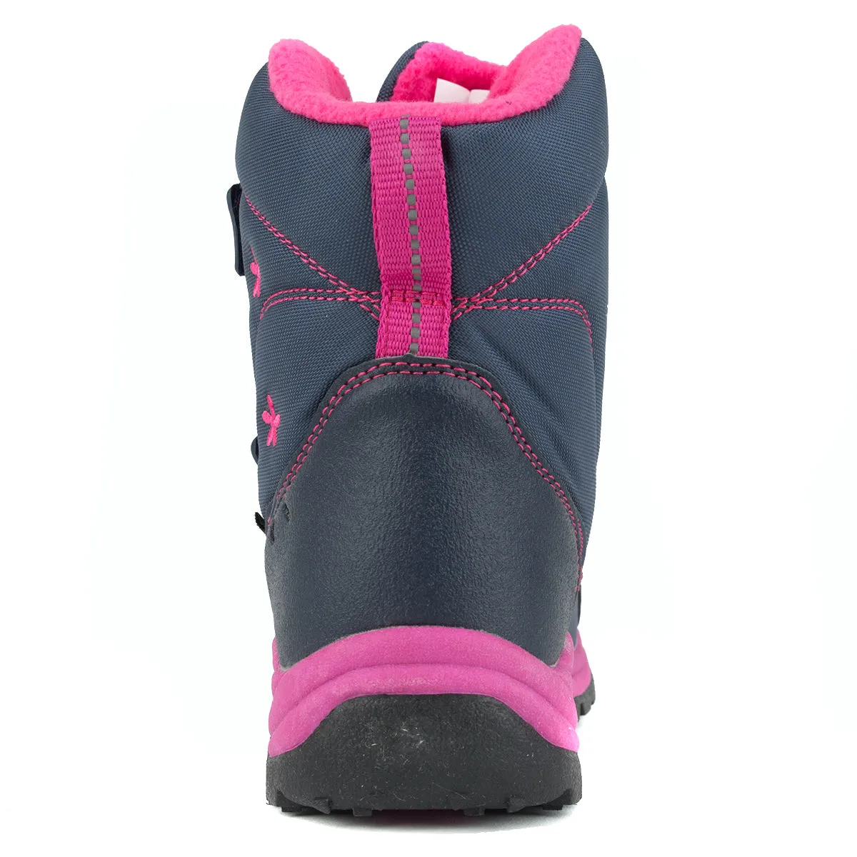 Ponte20 little big girl supinated snowboots navy blue with stars size US 1-5
