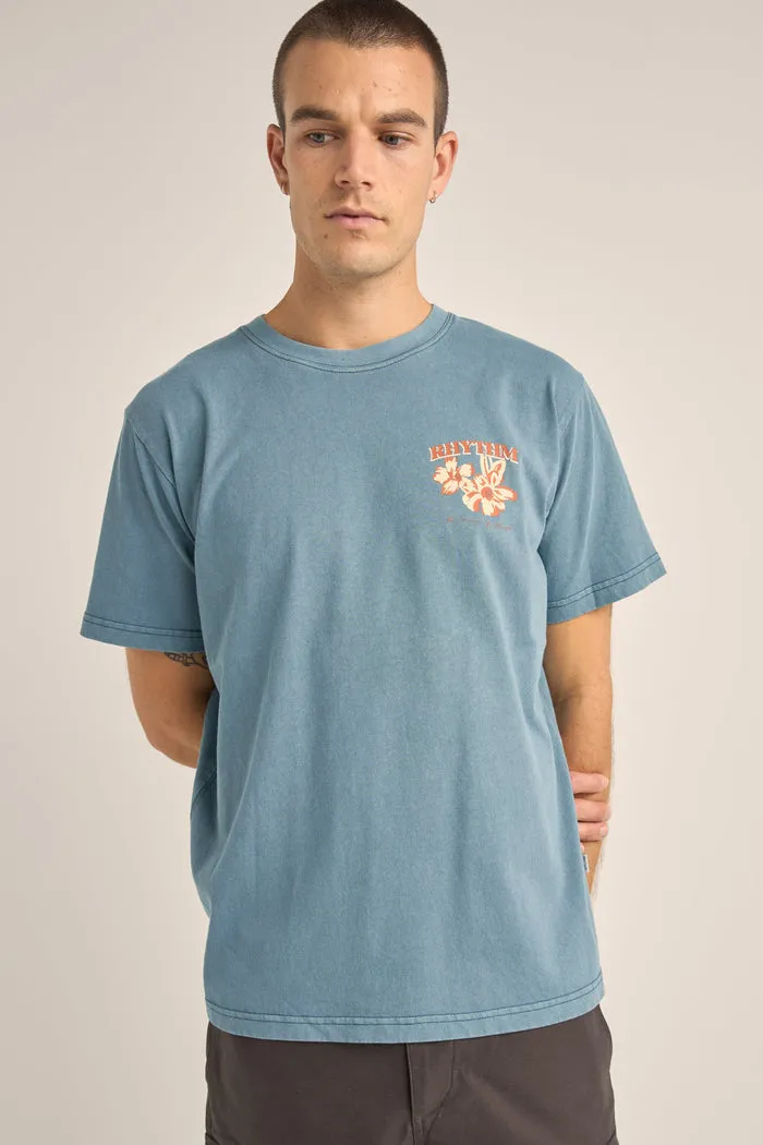 Rhythm Postcard Ss Shirt - WASHED OUT SLATE