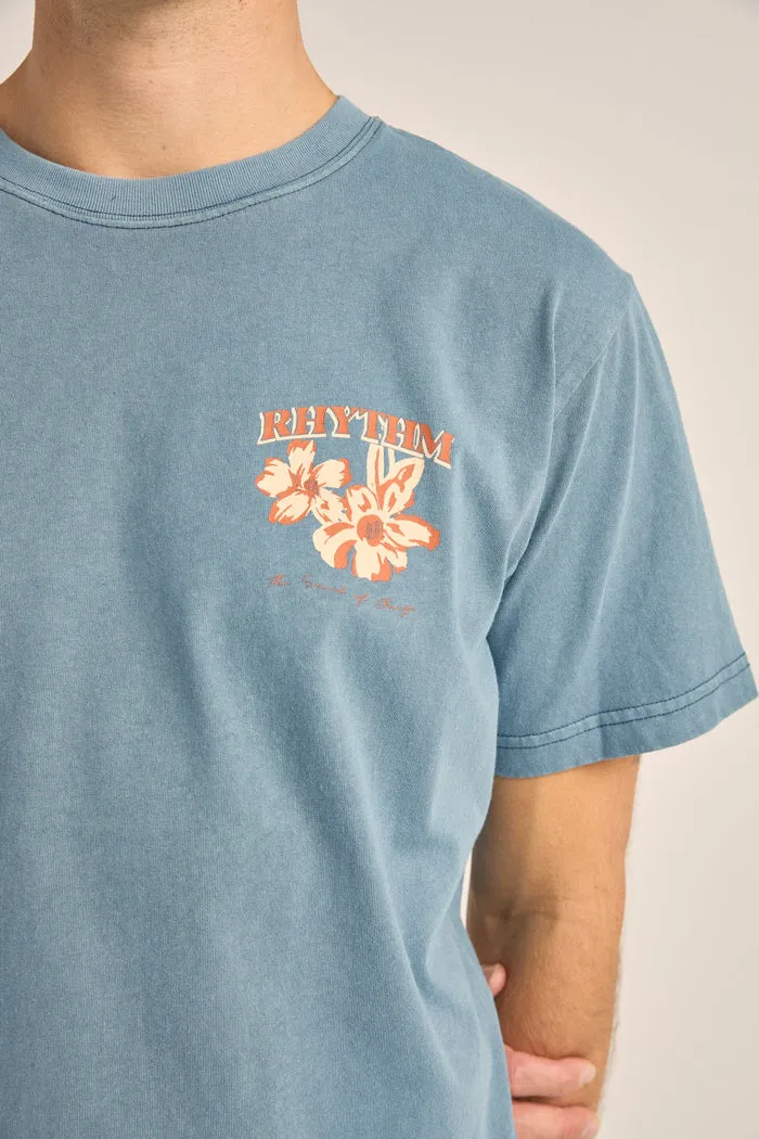 Rhythm Postcard Ss Shirt - WASHED OUT SLATE