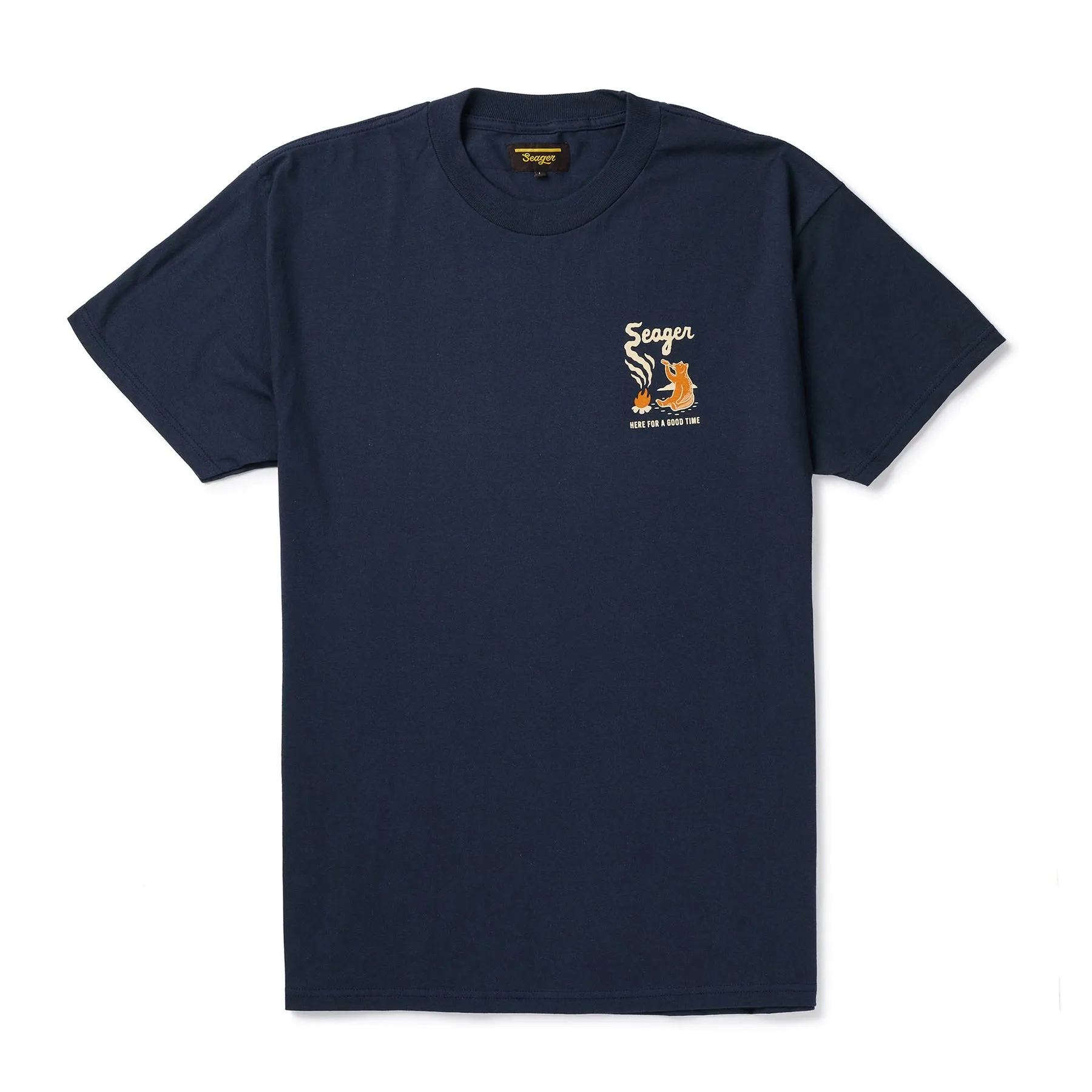 SEAGER Smokey Tee - NAVY