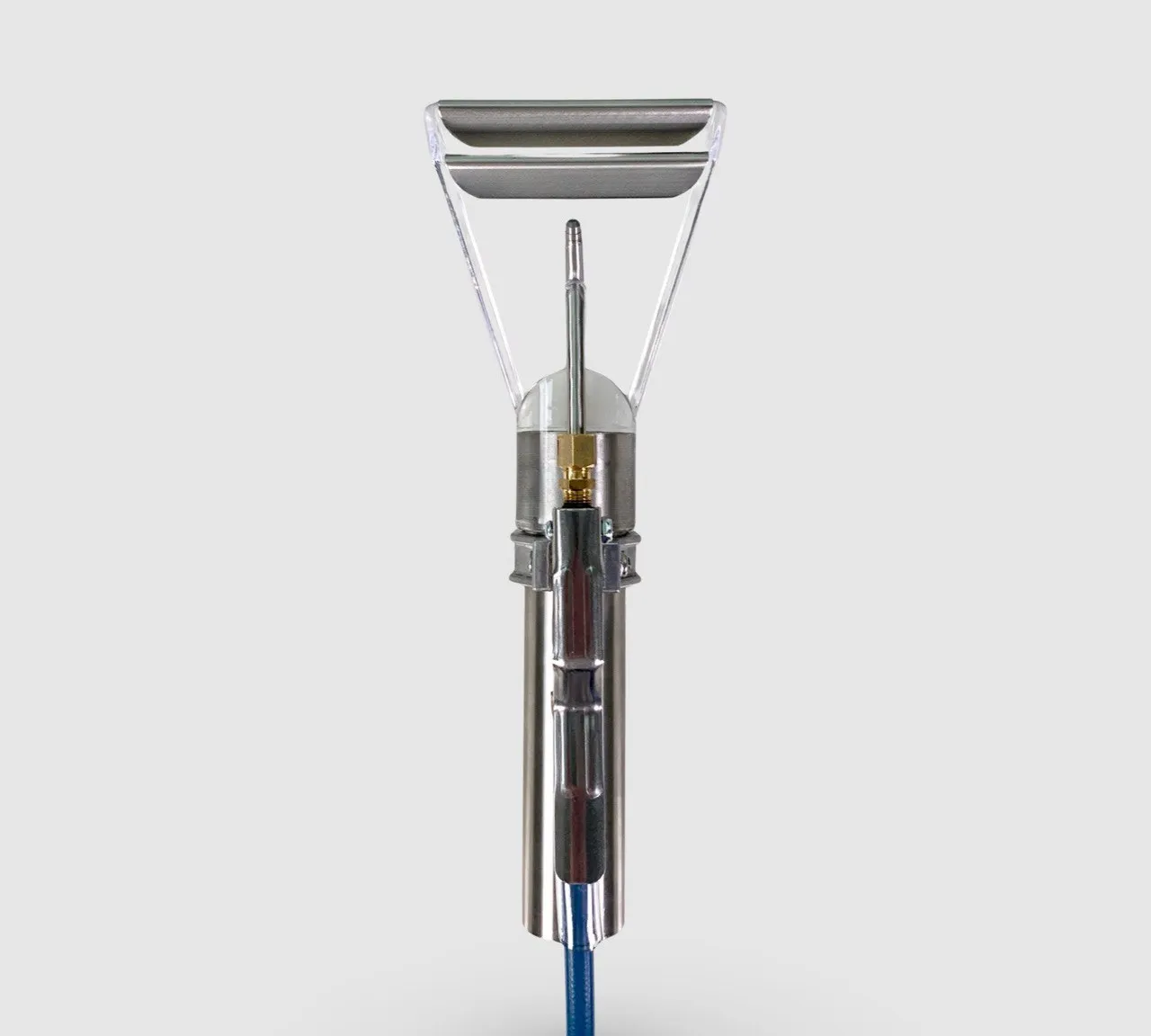 Stainless Steel Hand Tool - 9 cm wide, Internal Spray, Clear Headed