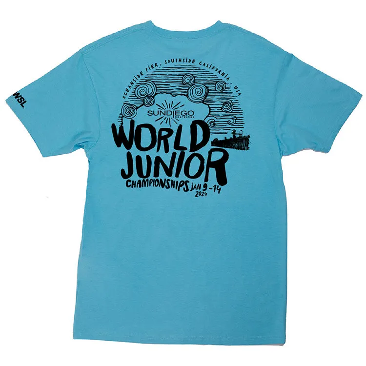 SUNDIEGO WSL Short Sleeve T-shirt - Pacific Blue