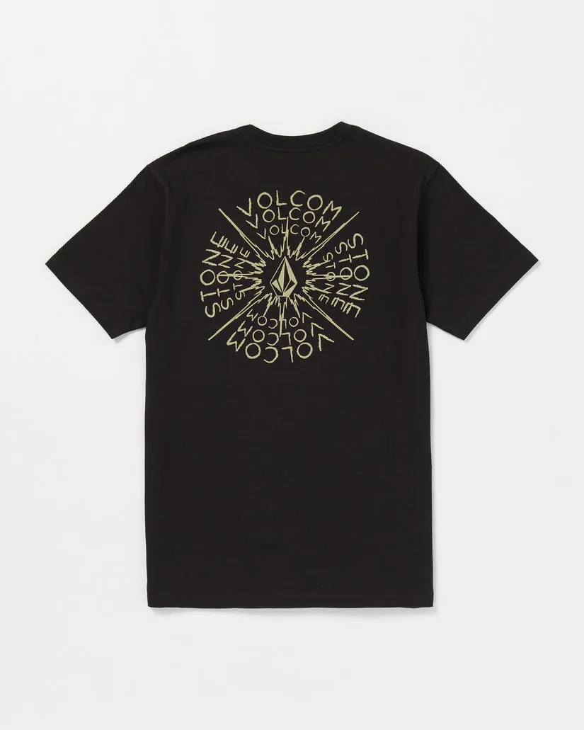 Volcom Spiraling Short Sleeve Tee - BLACK