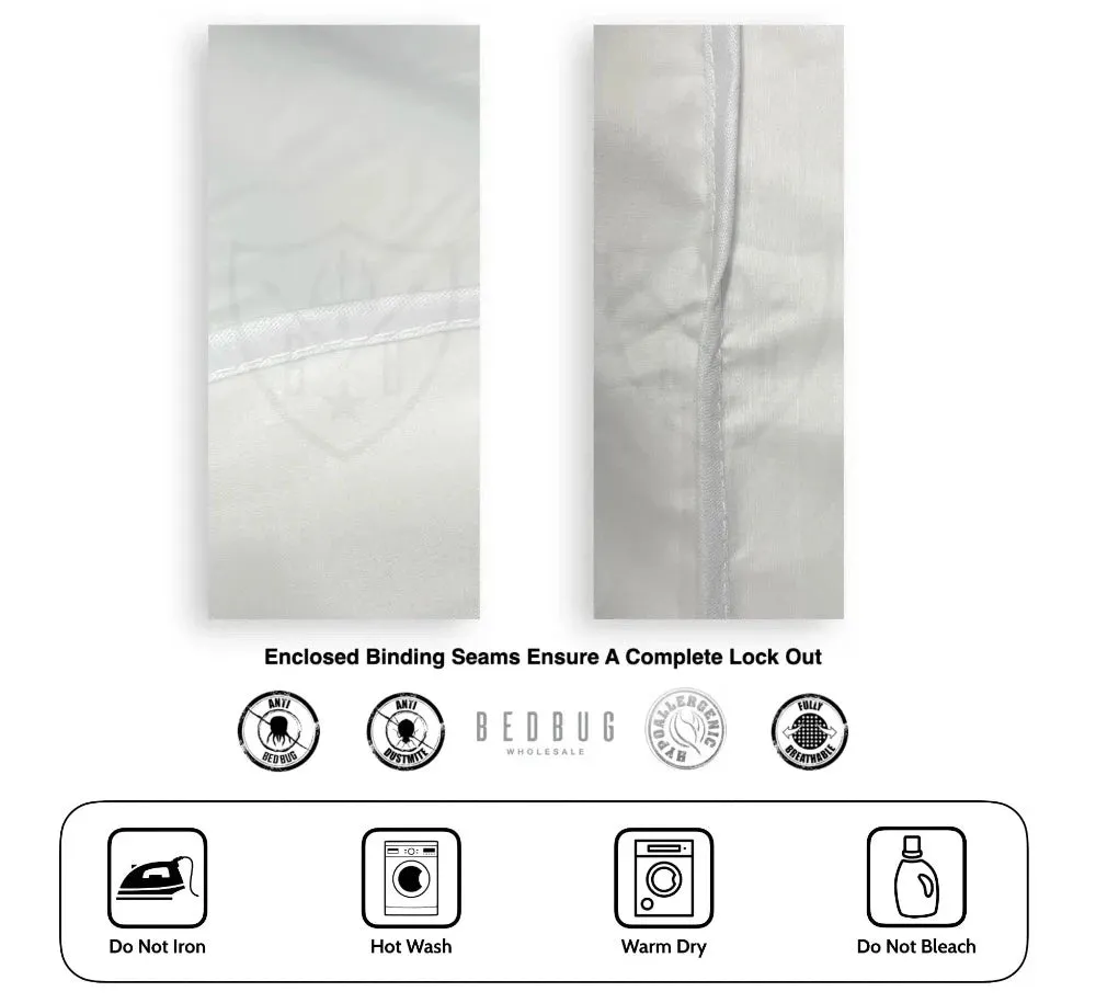 Waterproof Dust Mite Allergy Pillow Protector I King
