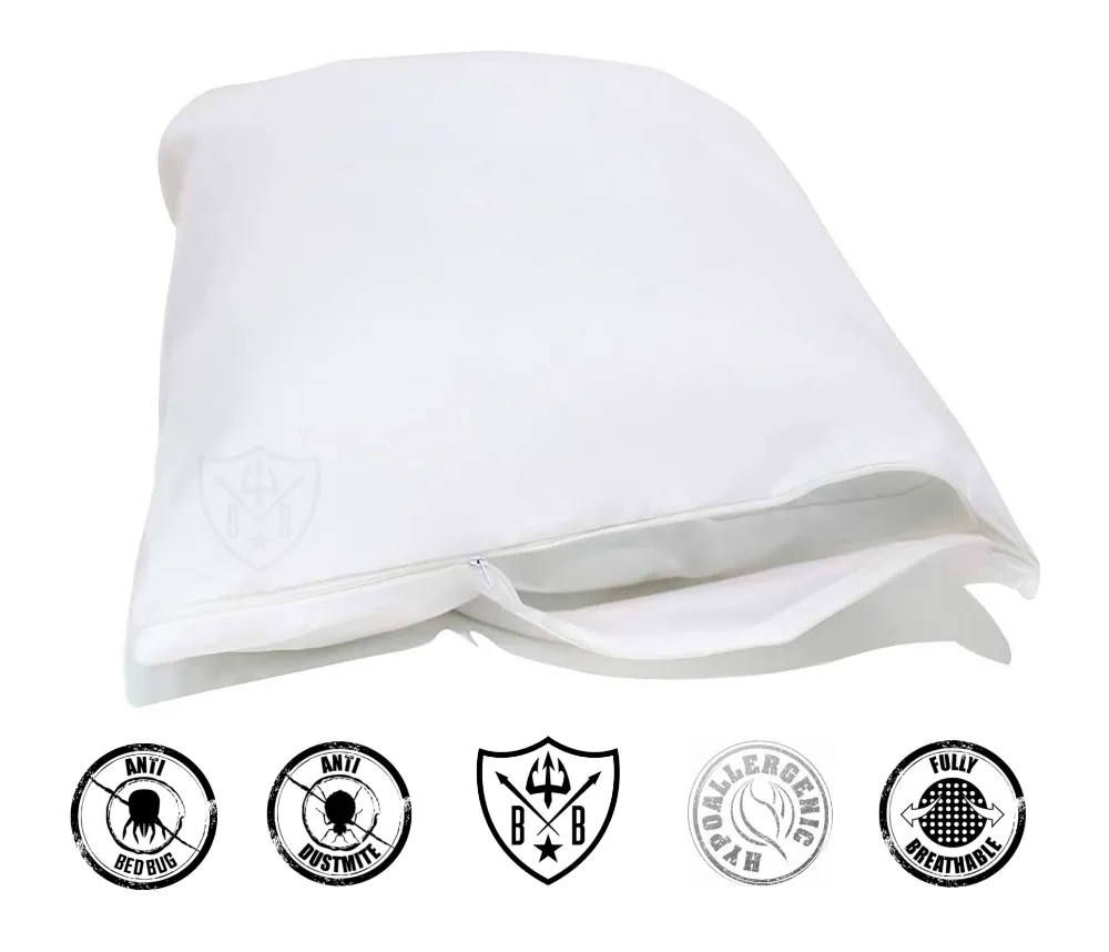 Waterproof Dust Mite Allergy Pillow Protector I King