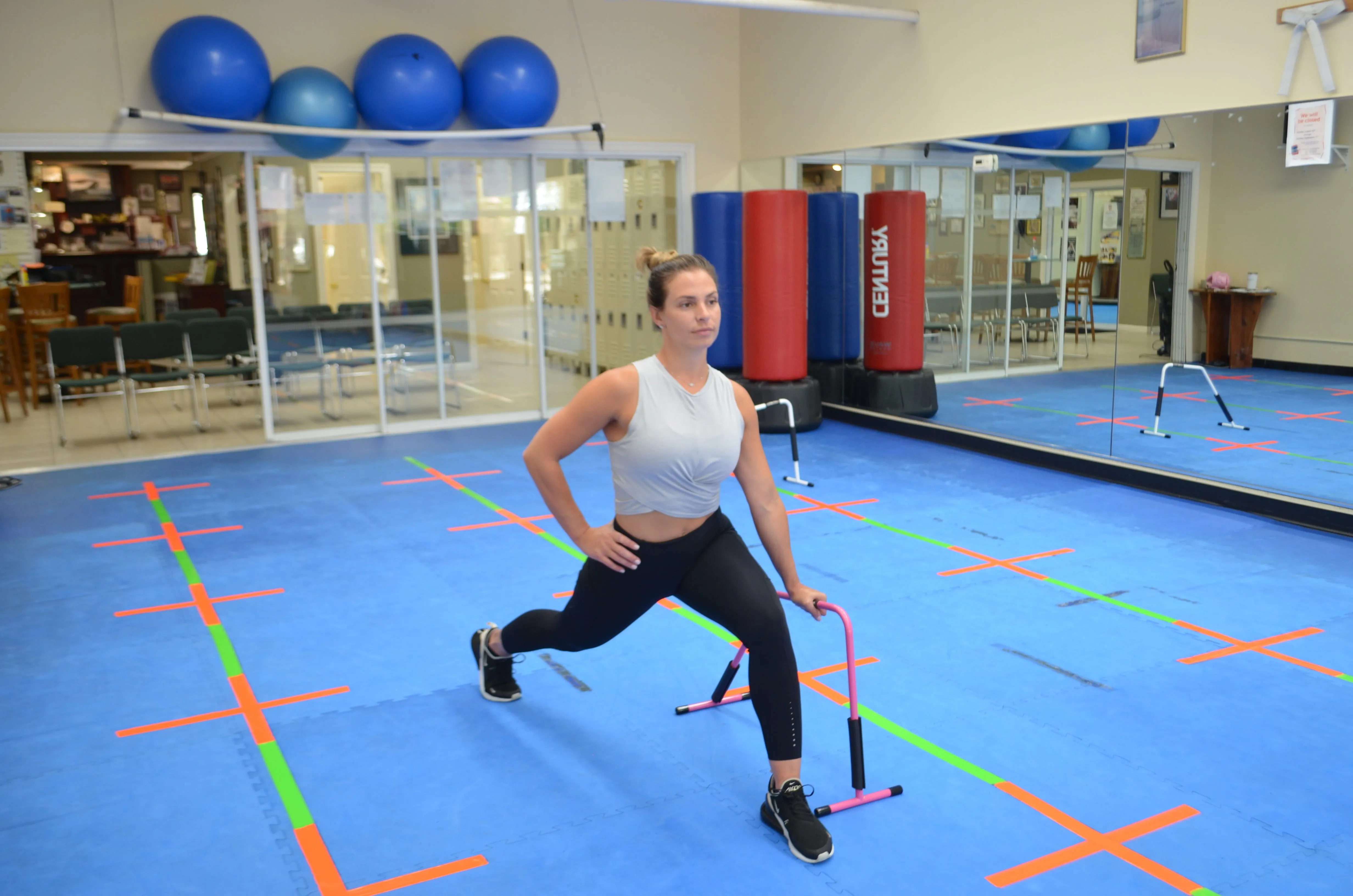 Wellness Center Bundle - Pink Shape Stretch - (2) Body Stretch Bars and 24 x 36" Stretch Guide