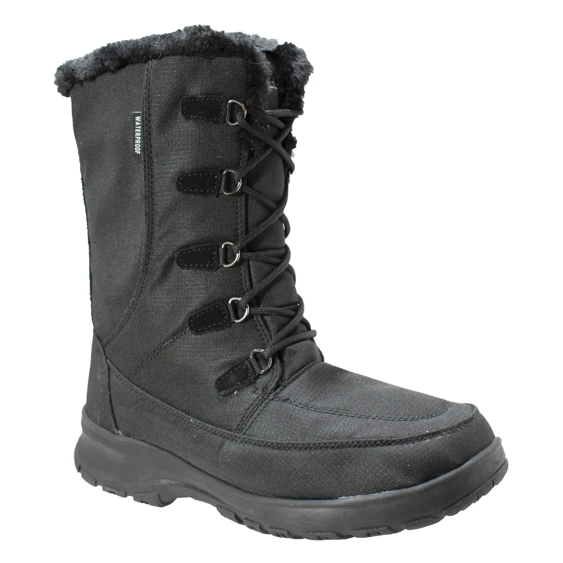 Womens Waterproof Nylon Winter Boot